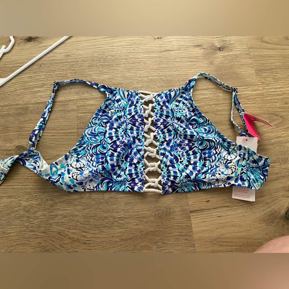 Lilly Pulitzer Blue and White Bikini